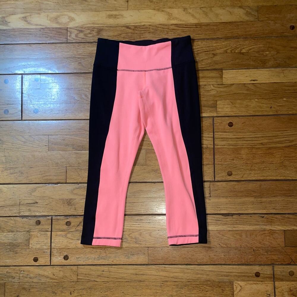 Lululemon Wunder Under Crop Bonded Stripe